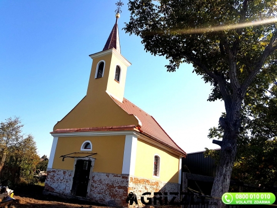 Podřezání kaple sv. Máří Magdalény v Modrance